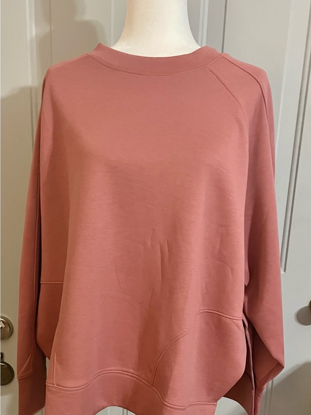 Zenana NWOT Dusty Rose Crewneck Sweatshirt Size 1x